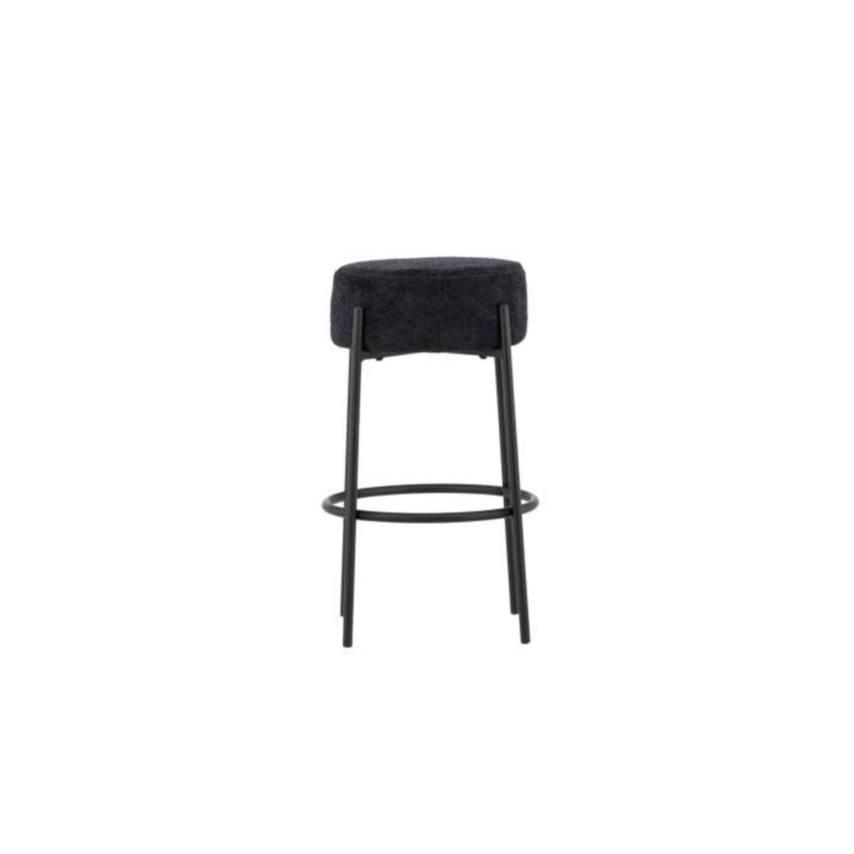 Paris Prix Tabouret de Bar Bouclette  Tucson  70cm Noir