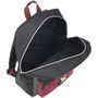 Voir la diapositive 4 : CHEVIGNON Sac à dos 1 compartiment gris et rouge 