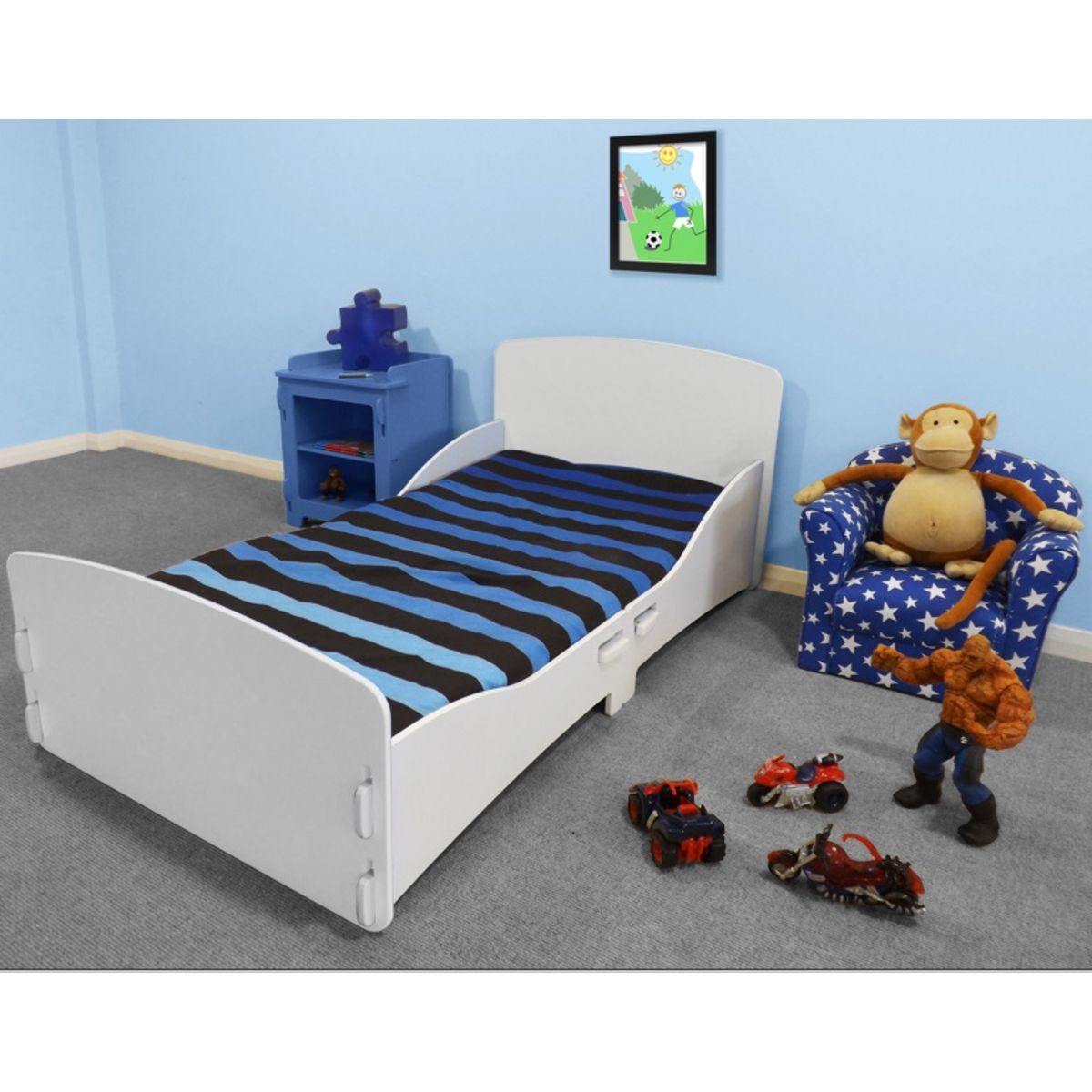 Lit enfant EASY montage facile avec sommier 70x140