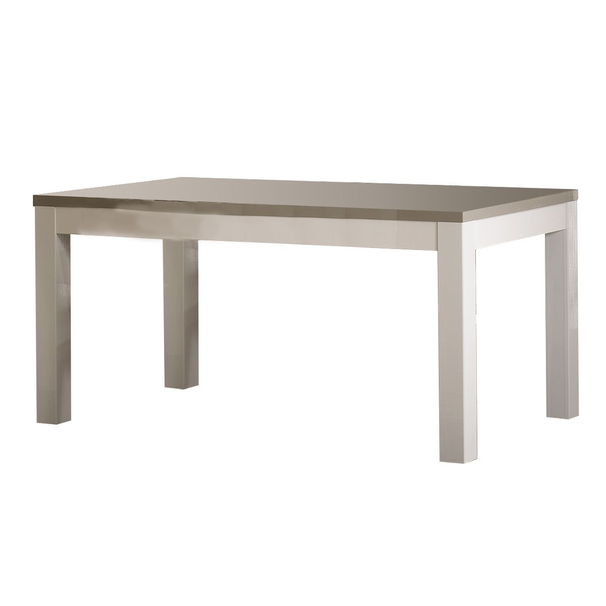 Table de séjour L190cm GENOVA, bicolore