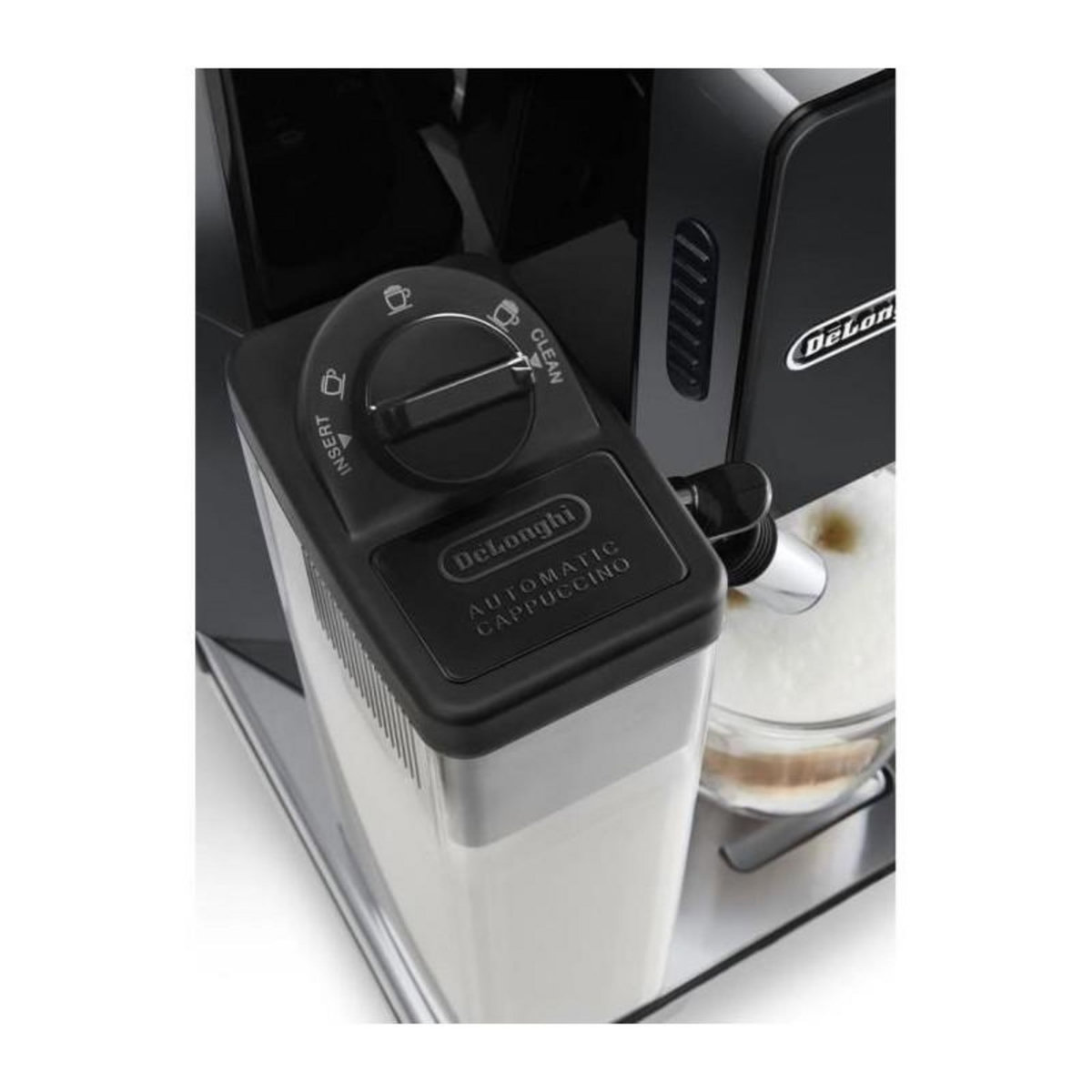 DELONGHI Machine a café avec broyeur - DE'LONGHI - ECAM 44.660.B - 1450 W - 400 g de grains - Noir