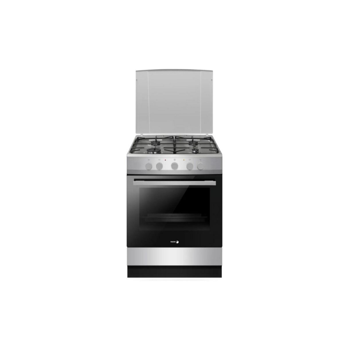 Fagor Cuisinière gaz 74l 4 feux silver - FACG2002S