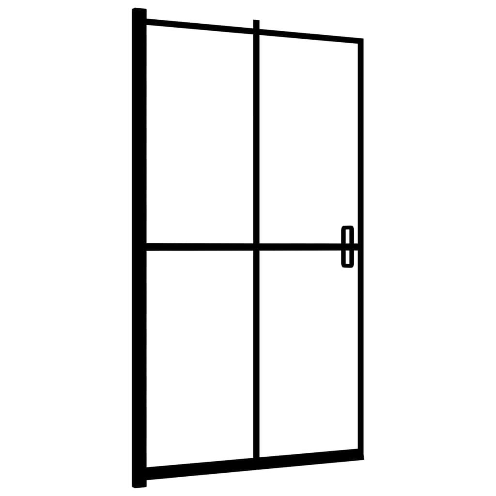 Voir la diapositive 4 : VIDAXL Cabine de douche pliable ESG 80x140 cm Noir