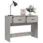 Voir la diapositive 5 : VIDAXL Table console Gris beton 100x39x75 cm Bois d'ingenierie