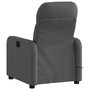 Voir la diapositive 4 : VIDAXL Fauteuil inclinable de massage electrique gris fonce tissu