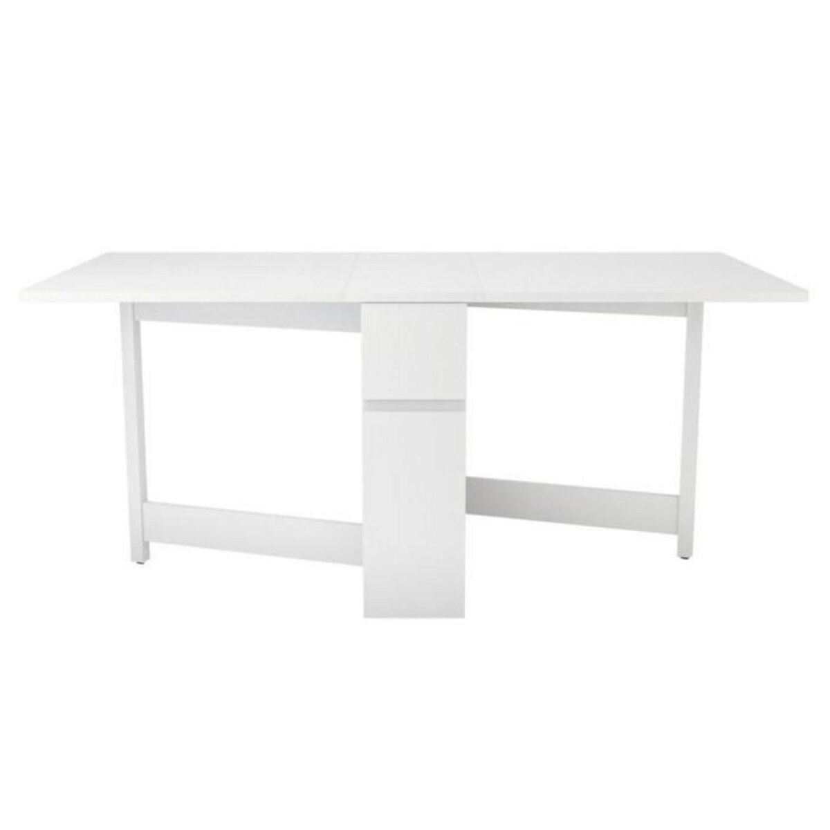 Paris Prix Table Console Pliante  Kungla  170cm Bouleau Blanc