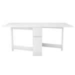 Paris Prix Table Console Pliante  Kungla  170cm Bouleau Blanc