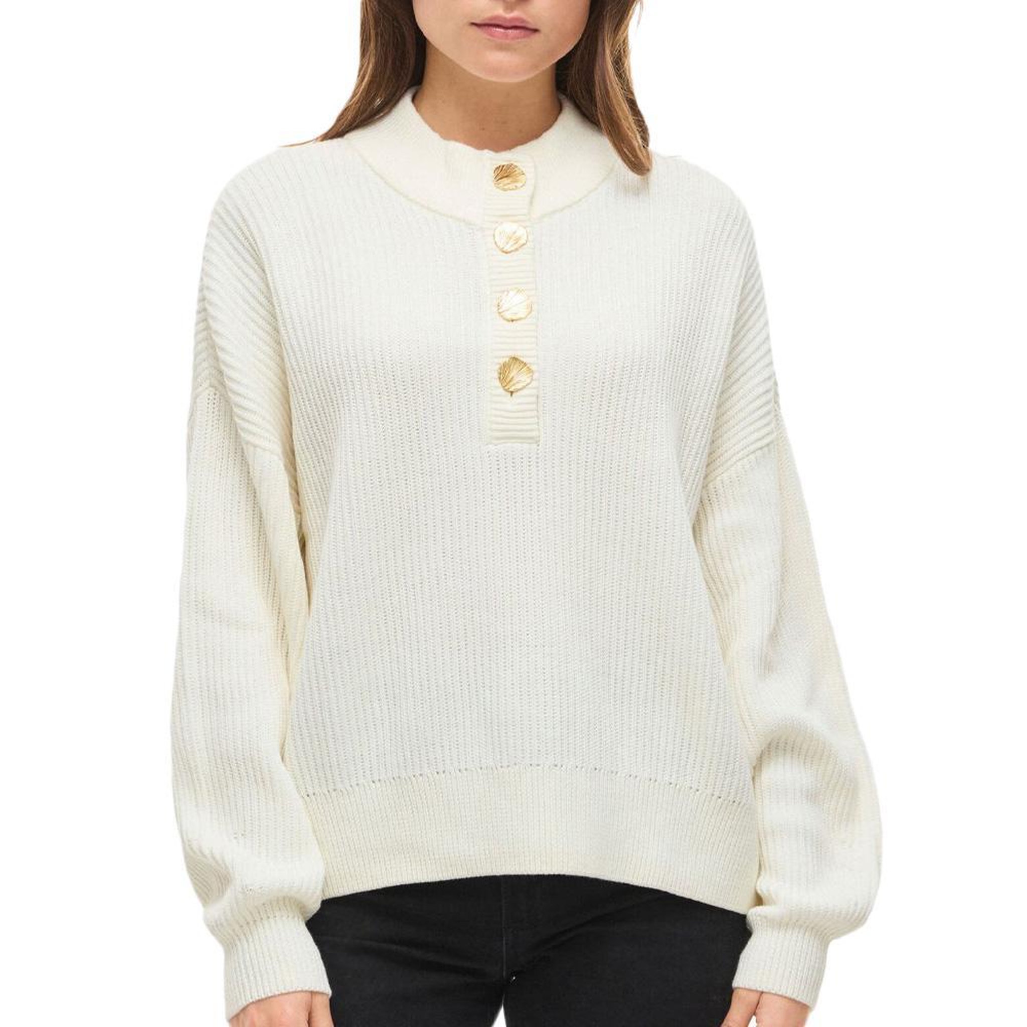 Vila Pull Beige Femme Vila Viching. Coloris disponibles : Beige