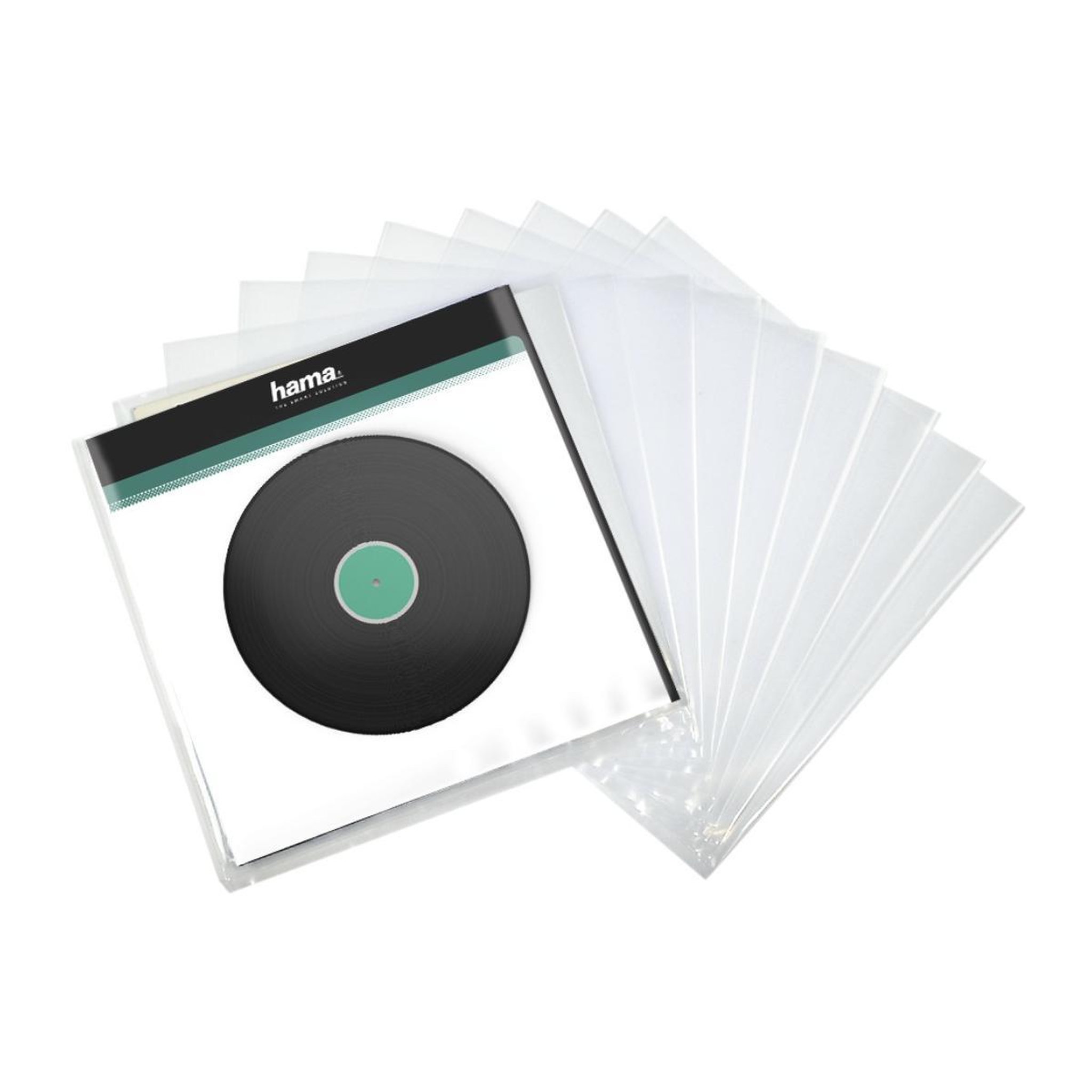 Hama Hama 00181430 housse pour CDs et DVDs Boîtier d'enregistrement microrainure Transparent