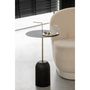 Voir la diapositive 4 : Paris Prix Table d'Appoint Design en Métal  Disque  68cm Noir