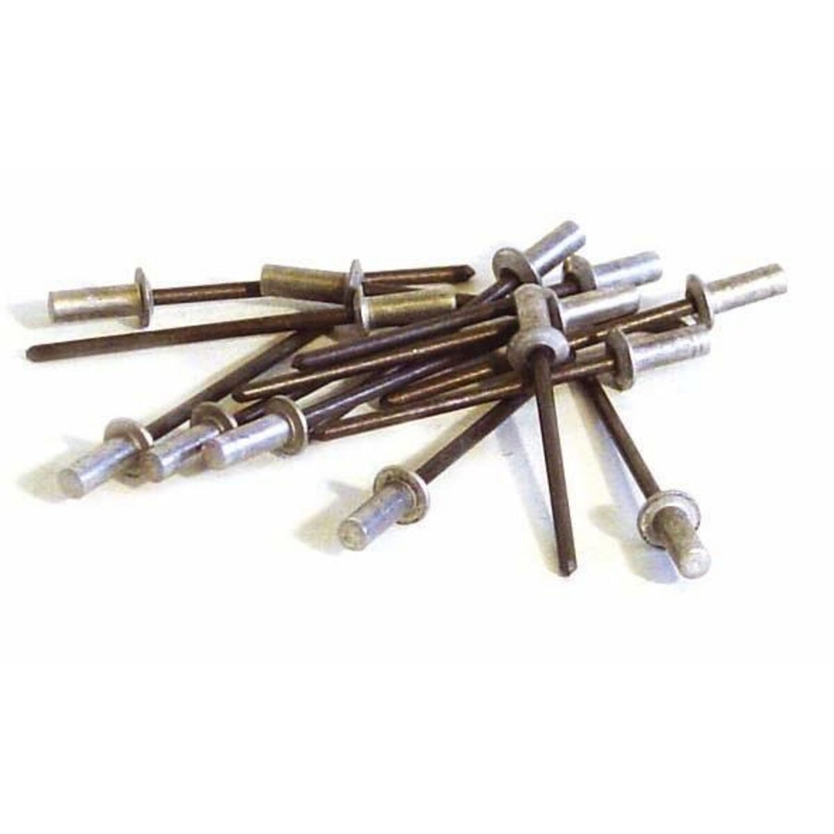 TECHMAN 100 rivets étanches alu/acier (tête plate) Ø 3,2 x 8 mm