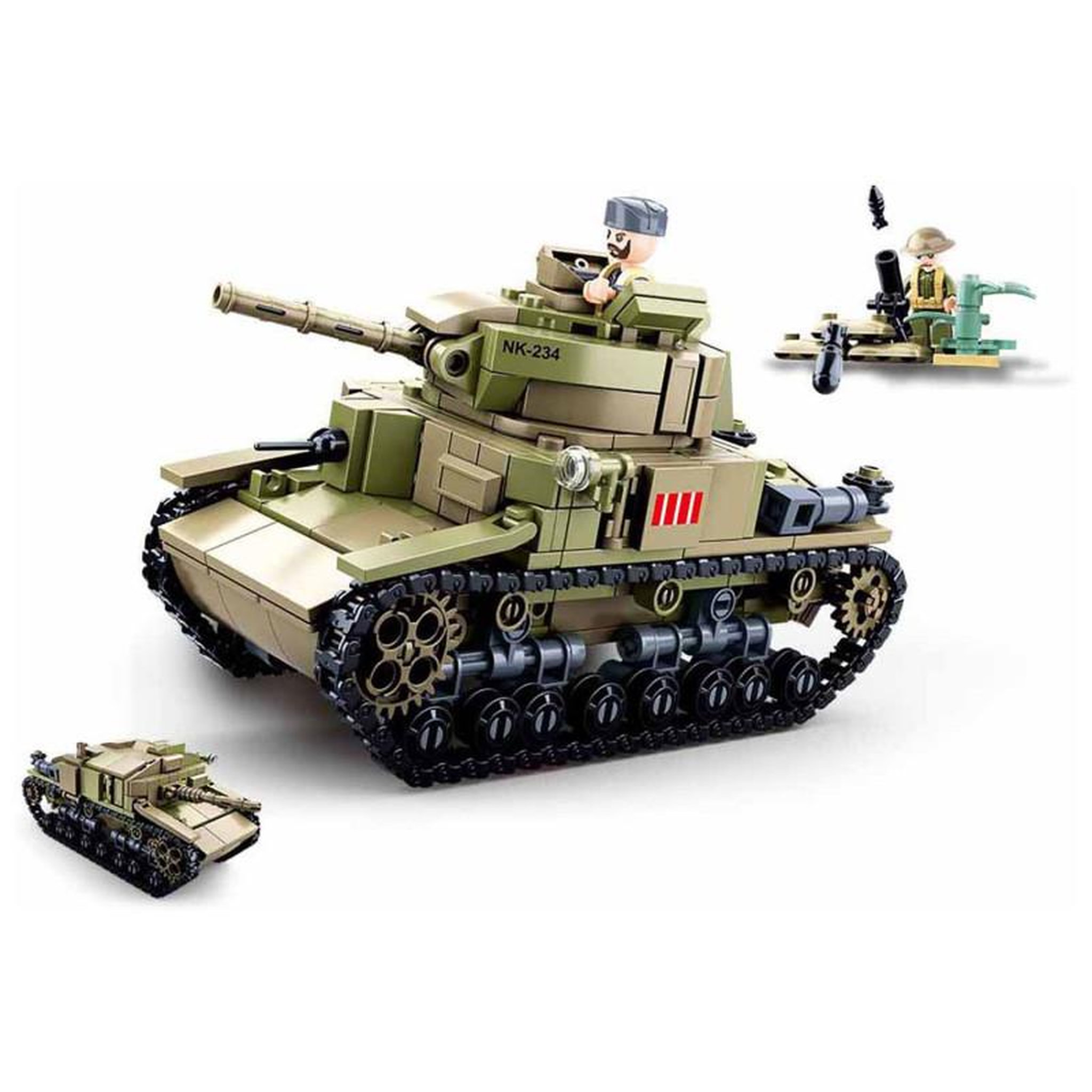 Voir la diapositive 2 : Sluban Sluban WWII - Italian Tank 2in1