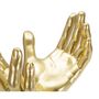 Voir la diapositive 3 : Paris Prix Mains Déco en Résine  Signe Peace  24cm Or