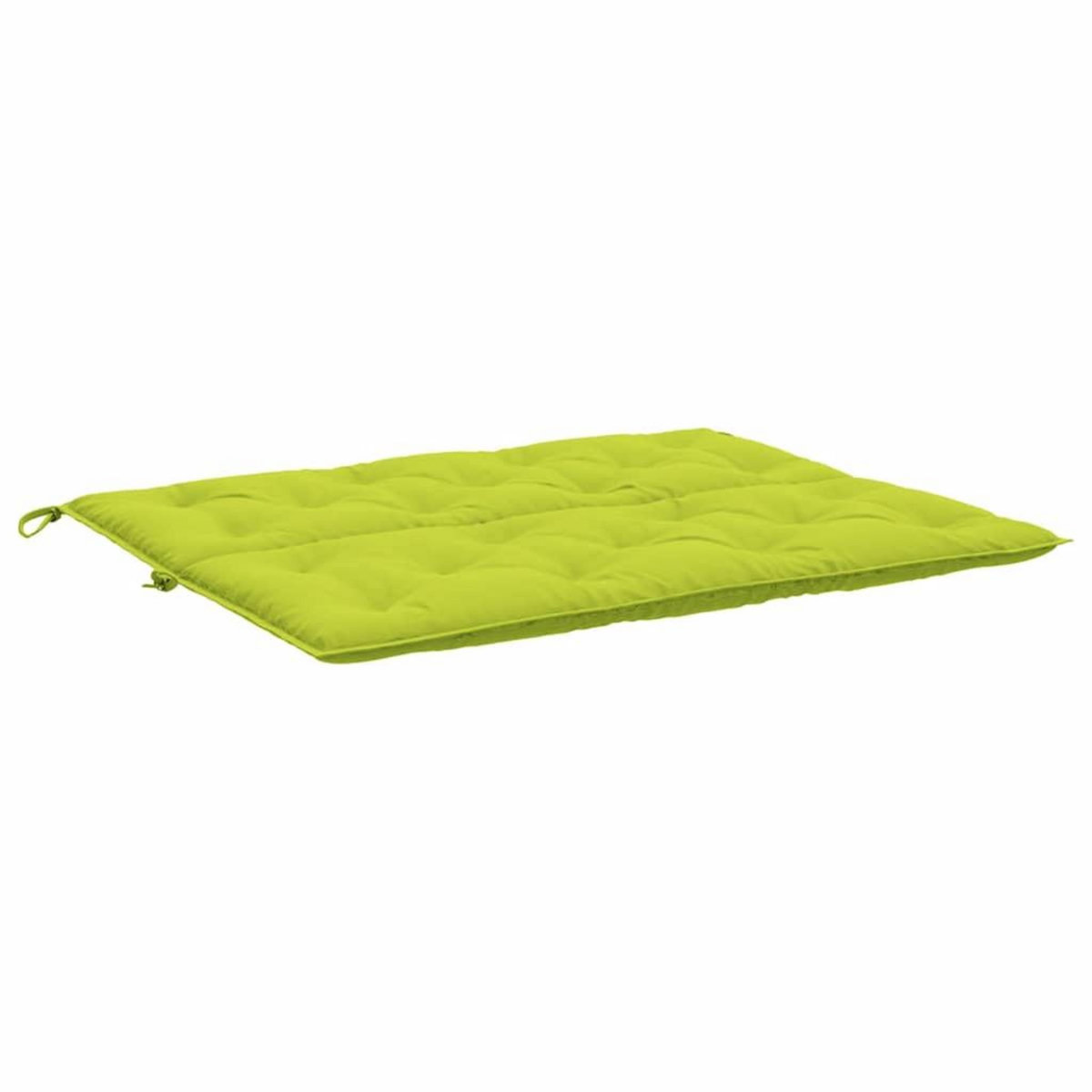 VIDAXL Coussin de banc de jardin vert vif 120x(50+50)x7cm tissu oxford