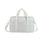 BADABULLE Badabulle Sac a langer Bowling - Grande Contenance 20L - Plan a langer et Attaches-poussette inclus, Gris