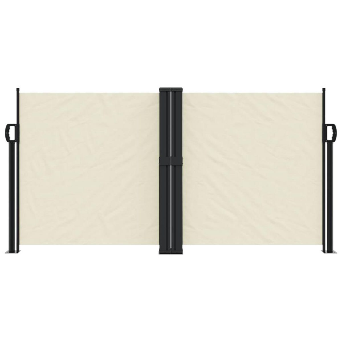 VIDAXL Auvent lateral retractable creme 120x600 cm