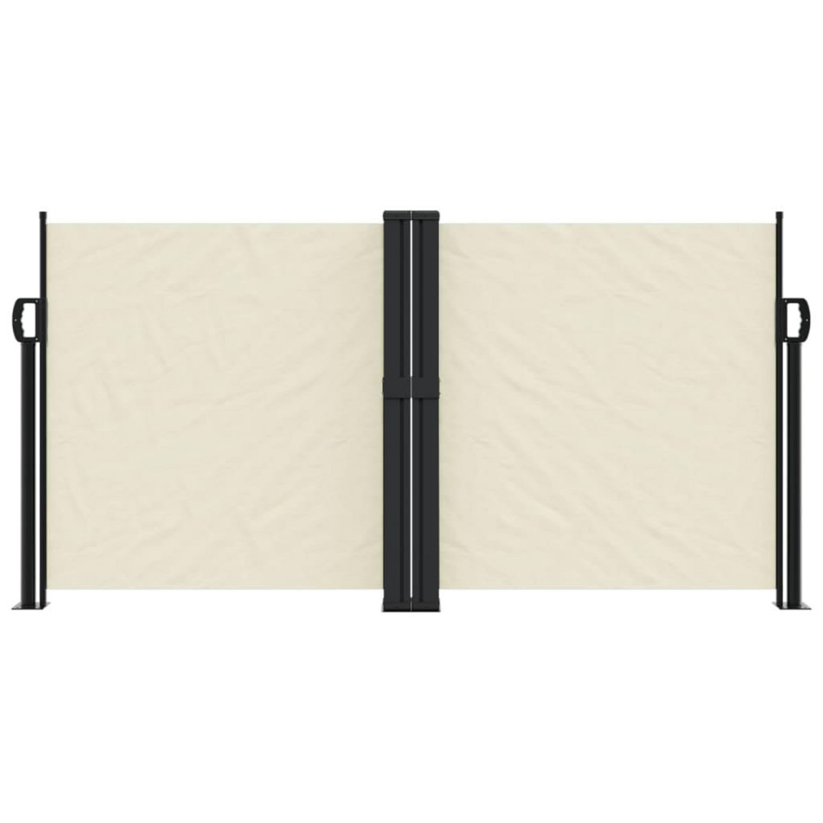 VIDAXL Auvent lateral retractable creme 120x600 cm