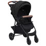 Voir la diapositive 3 : VIDAXL Poussette pour bebe 3-en-1 Anthracite Acier