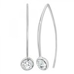SC CRYSTAL Boucles d'oreilles SC Crystal ornées de Zirconium