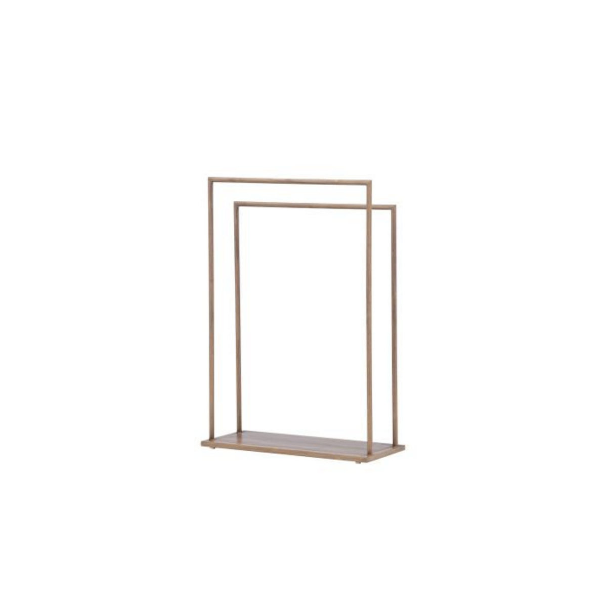 Paris Prix Portant à Vêtements Double  Alva  100cm Moka