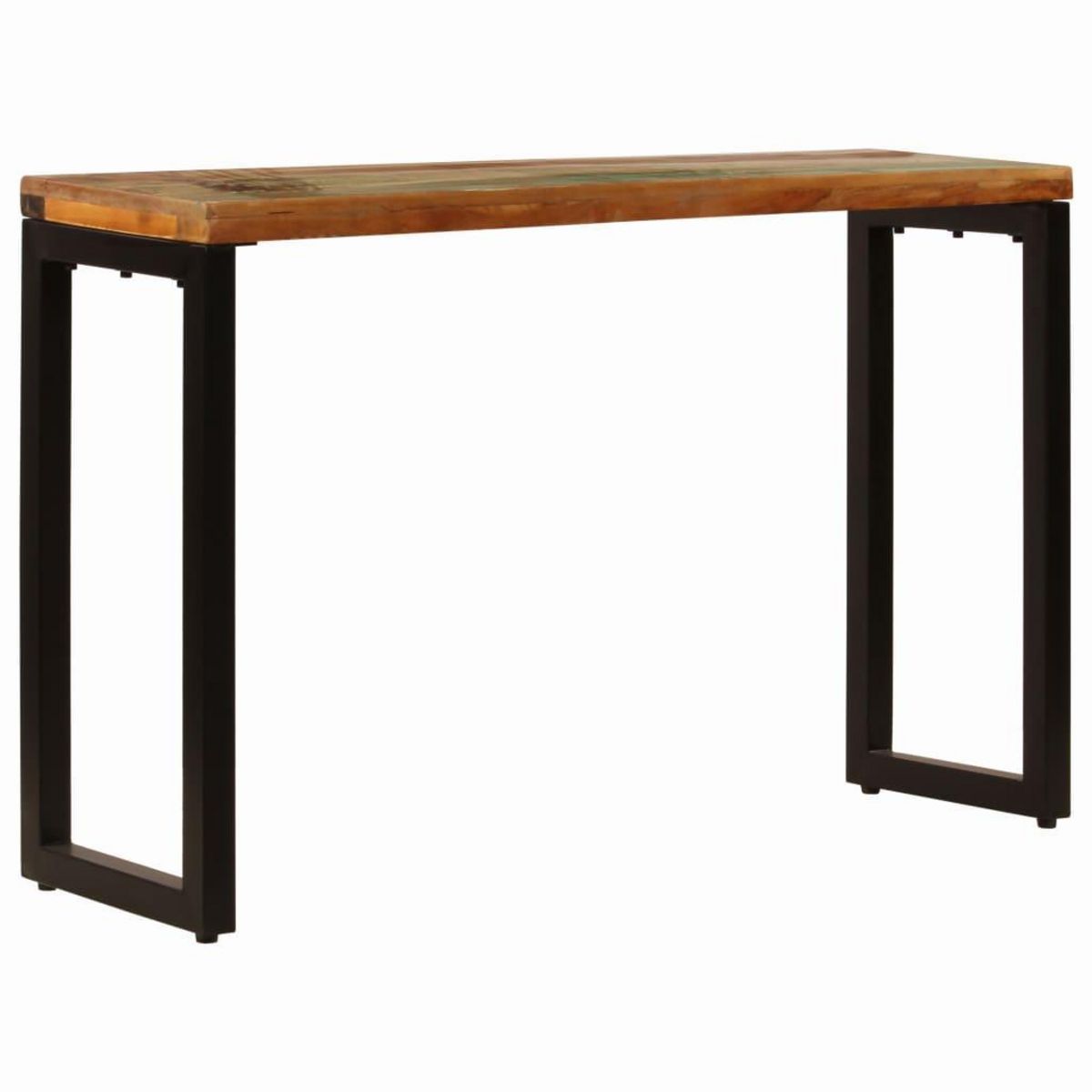 VIDAXL Table console 120x35x76 cm Bois de recuperation solide et acier