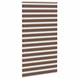 Voir la diapositive 3 : VIDAXL Store zebre marron 135x200cm largeur du tissu 130,9cm polyester