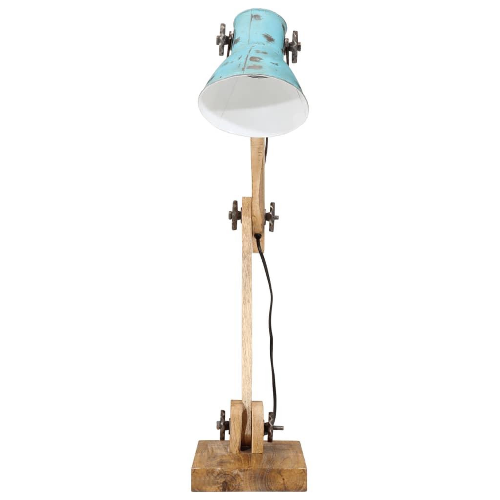 Voir la diapositive 3 : VIDAXL Lampe de bureau 25 W bleu delave 23x18x96 cm E27