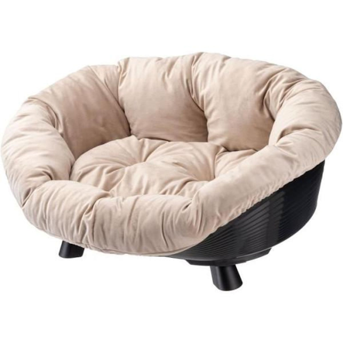 Ferplast Corbeille - FERPLAST - SOFA THRONE 6 - Avec coussin - Noir