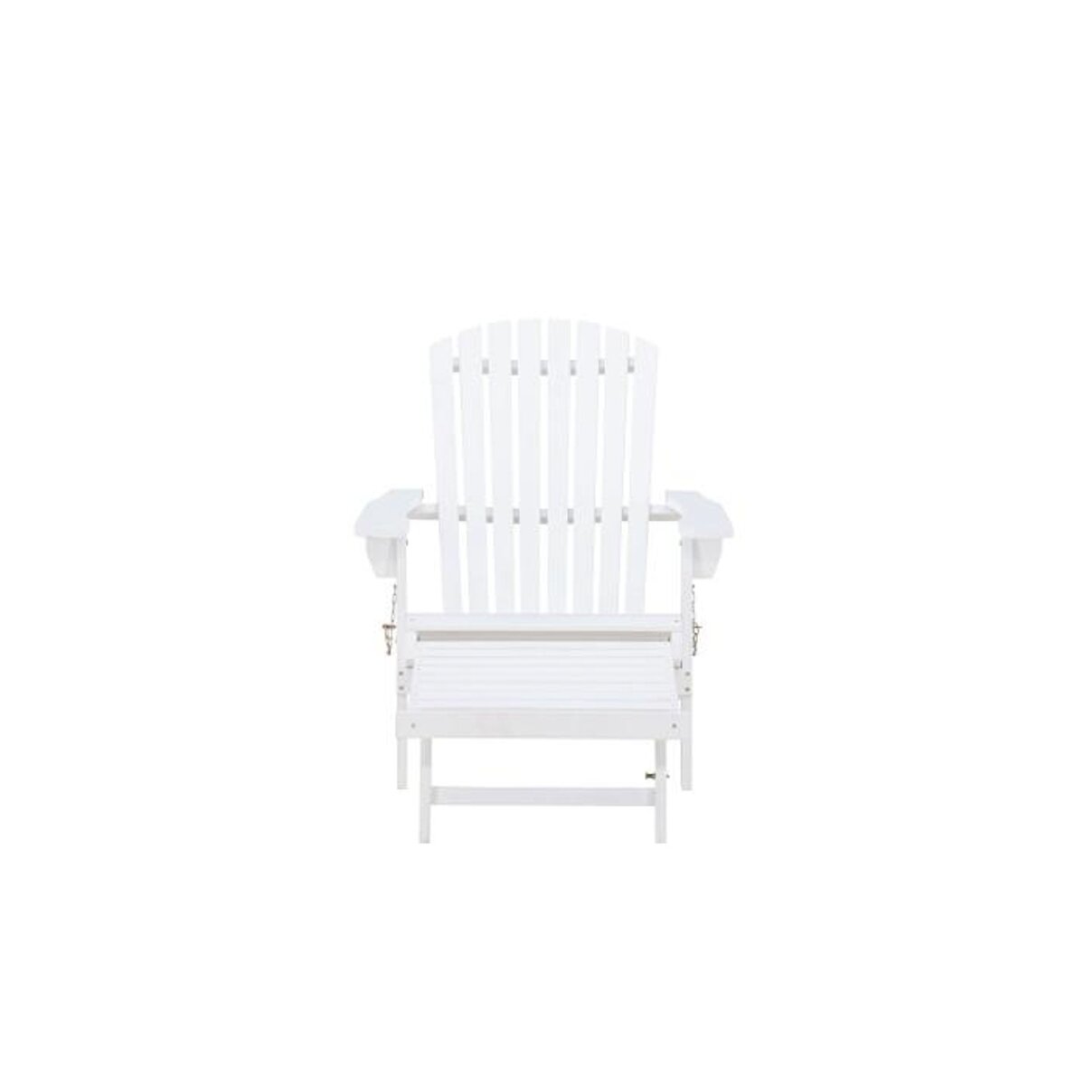 Paris Prix Chaise Longue en Bois  Tropea  88cm Blanc