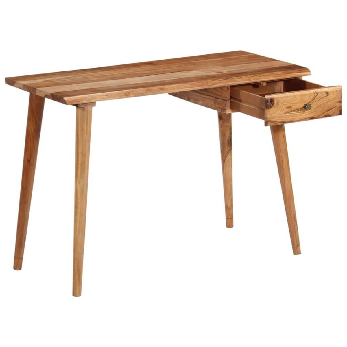 VIDAXL Table a ecrire Bois d'acacia massif 110 x 50 x 76 cm