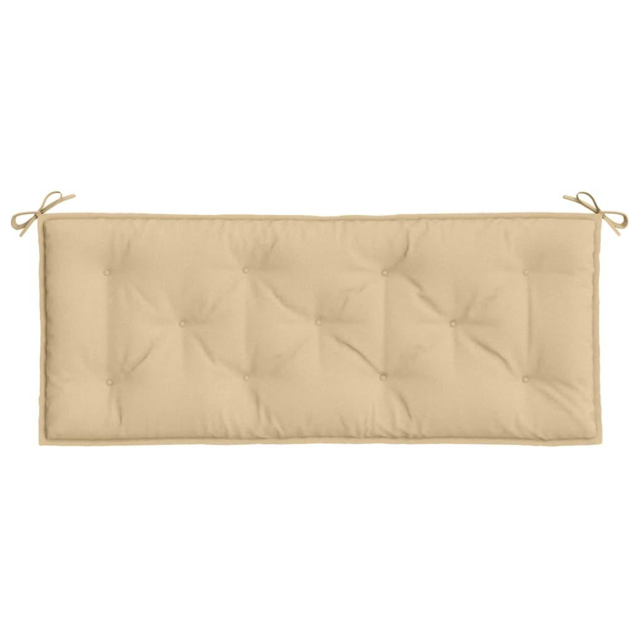 Voir la diapositive 4 : VIDAXL Coussin de banc de jardin beige melange 120x50x7 cm tissu