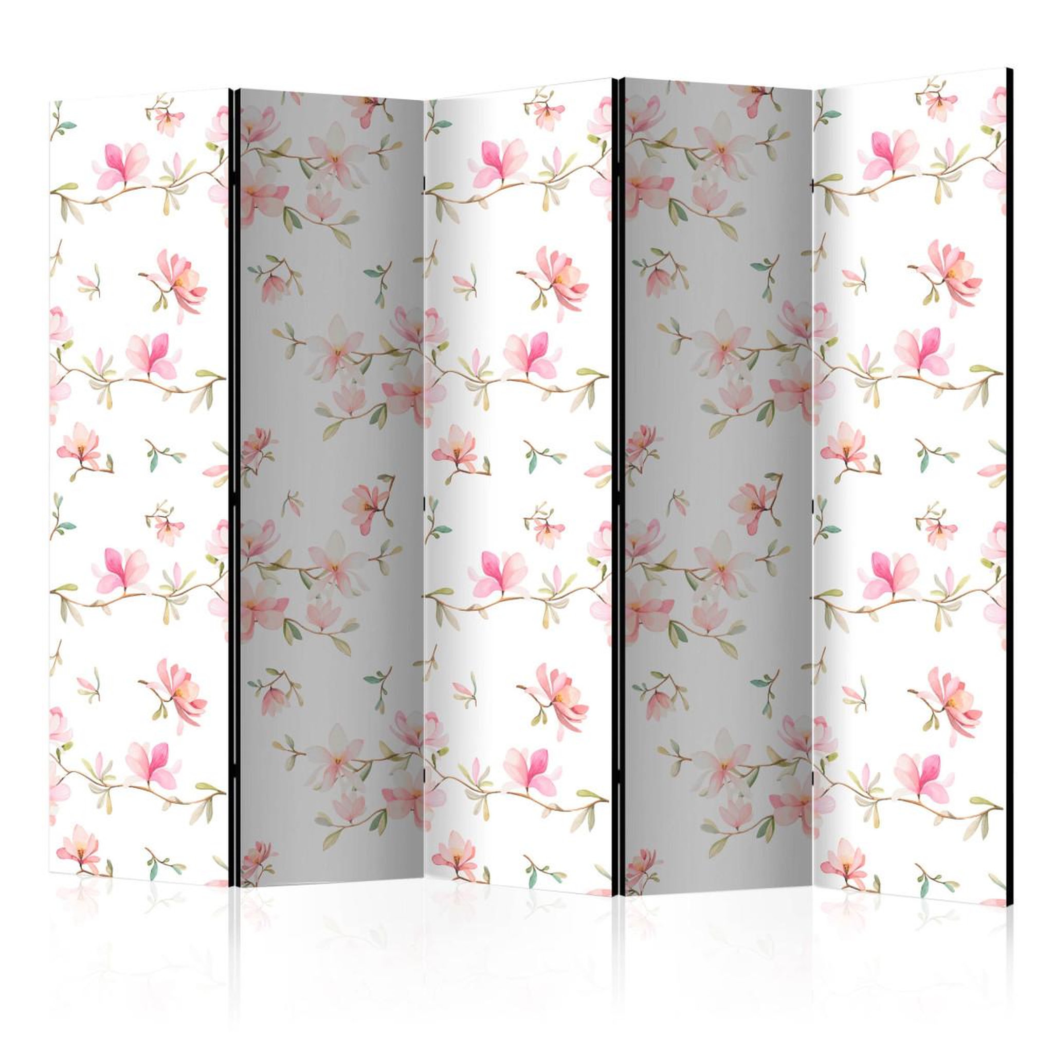Voir la diapositive 1 : Paris Prix Paravent 5 volets  fresh magnolias  172x225cm