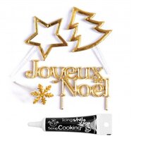 SCRAPCOOKING 4 stylos au chocolat Edition Noël pas cher 