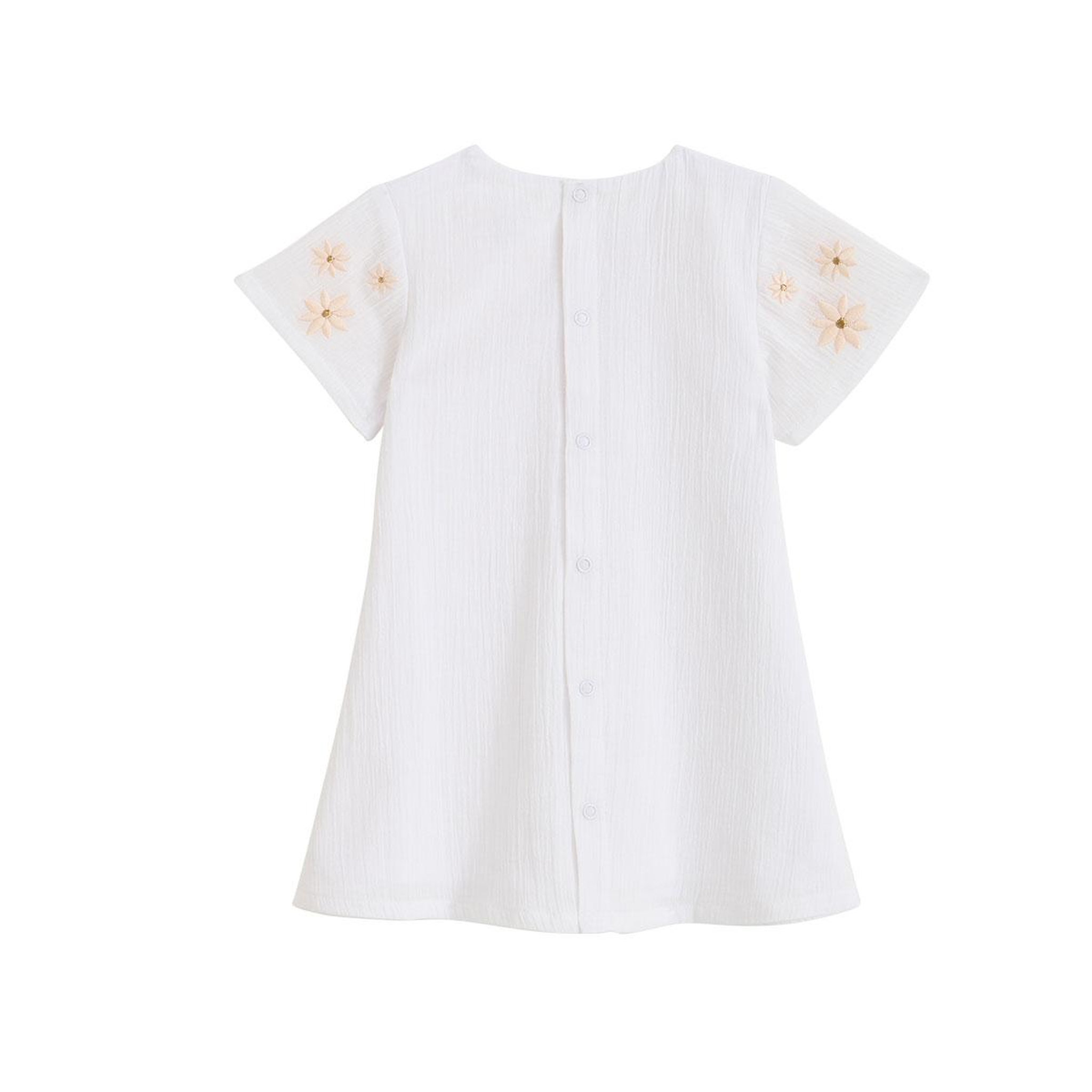 Voir la diapositive 2 : Petit Béguin Robe enfant poésie d'été
