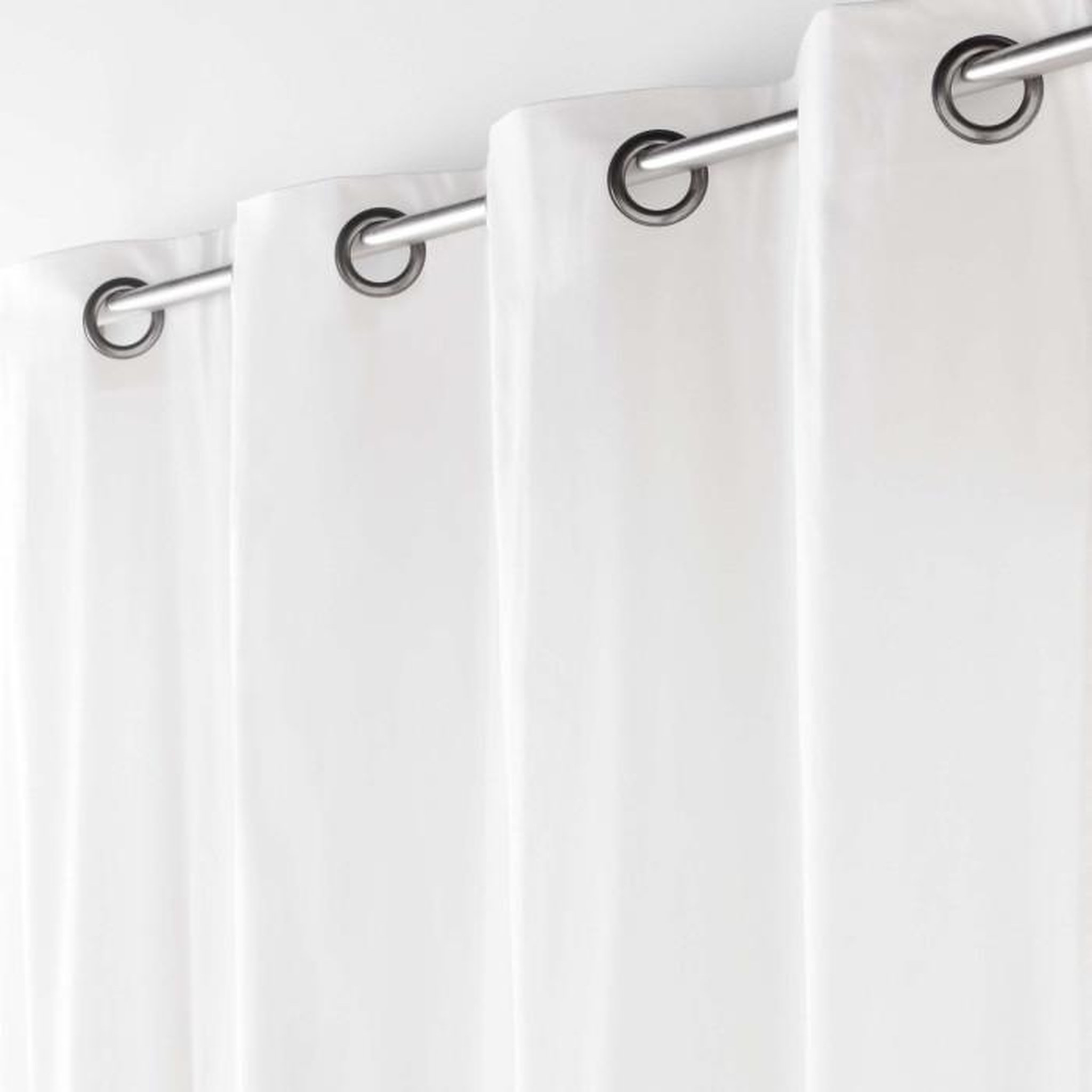 Voir la diapositive 2 : Paris Prix Rideau à Œillets  Twily  135x180cm Blanc