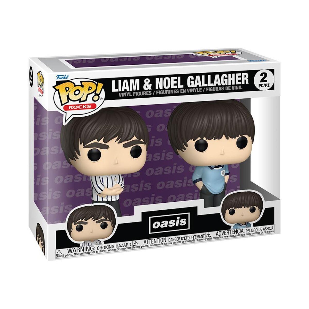 Funko Figurine Funko Pop Rocks Oasis S2 Liam & Noel Gallagher