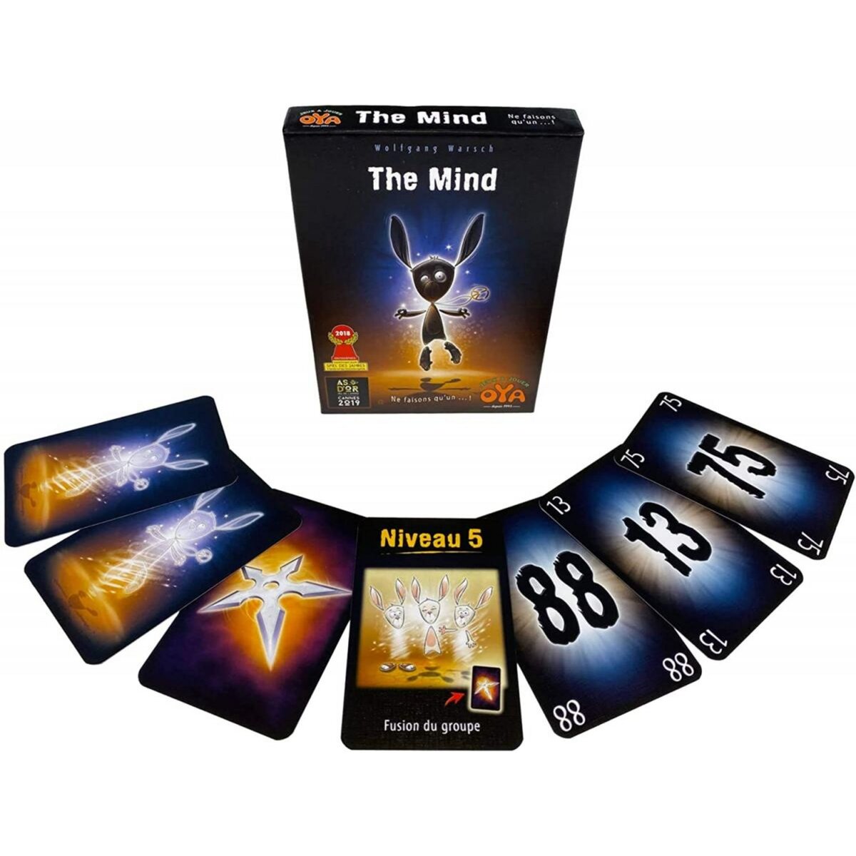 OYA The mind, jeu de cartes en collaboration