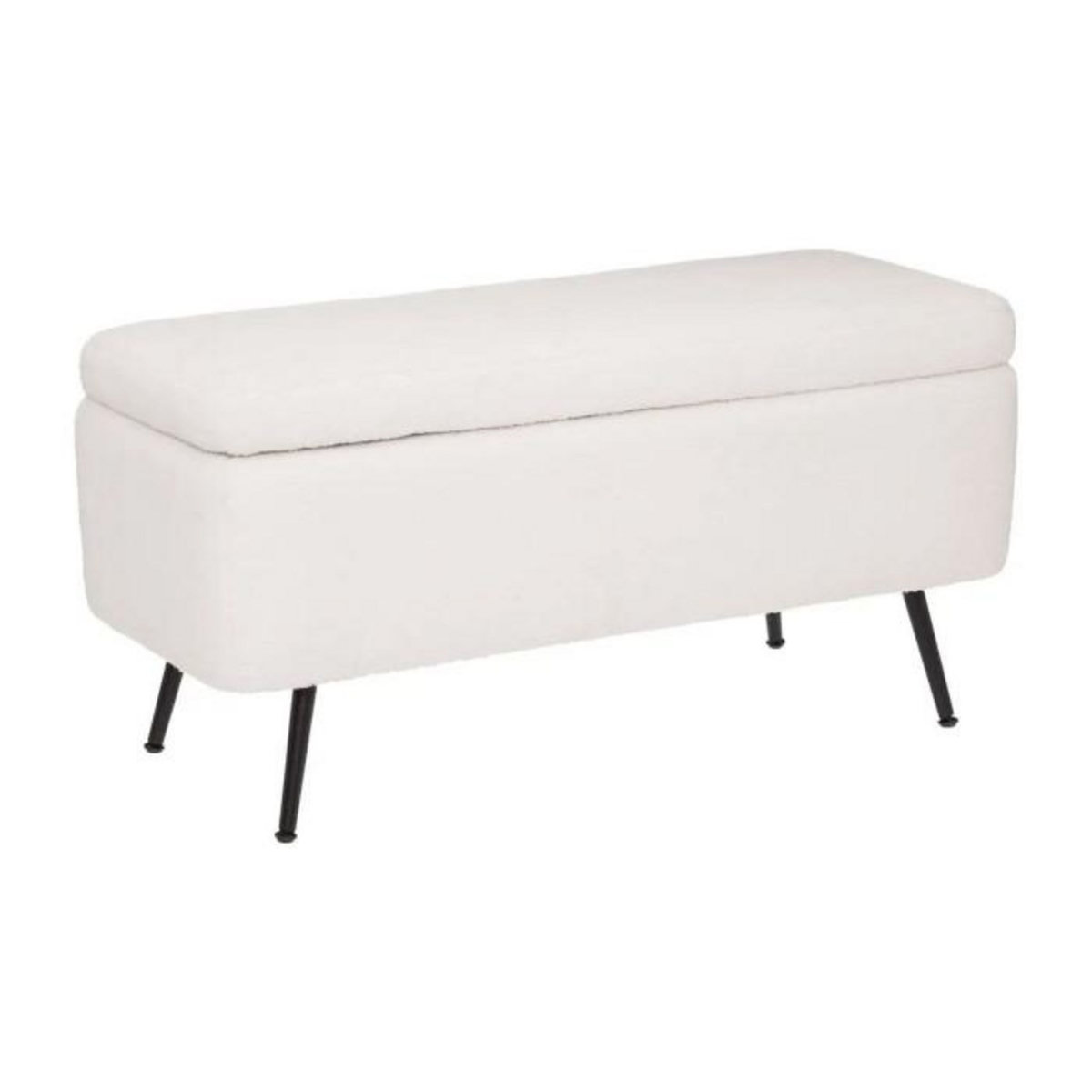 ATMOSPHERA Banc & Coffre de Rangement  Aurora  100cm Blanc