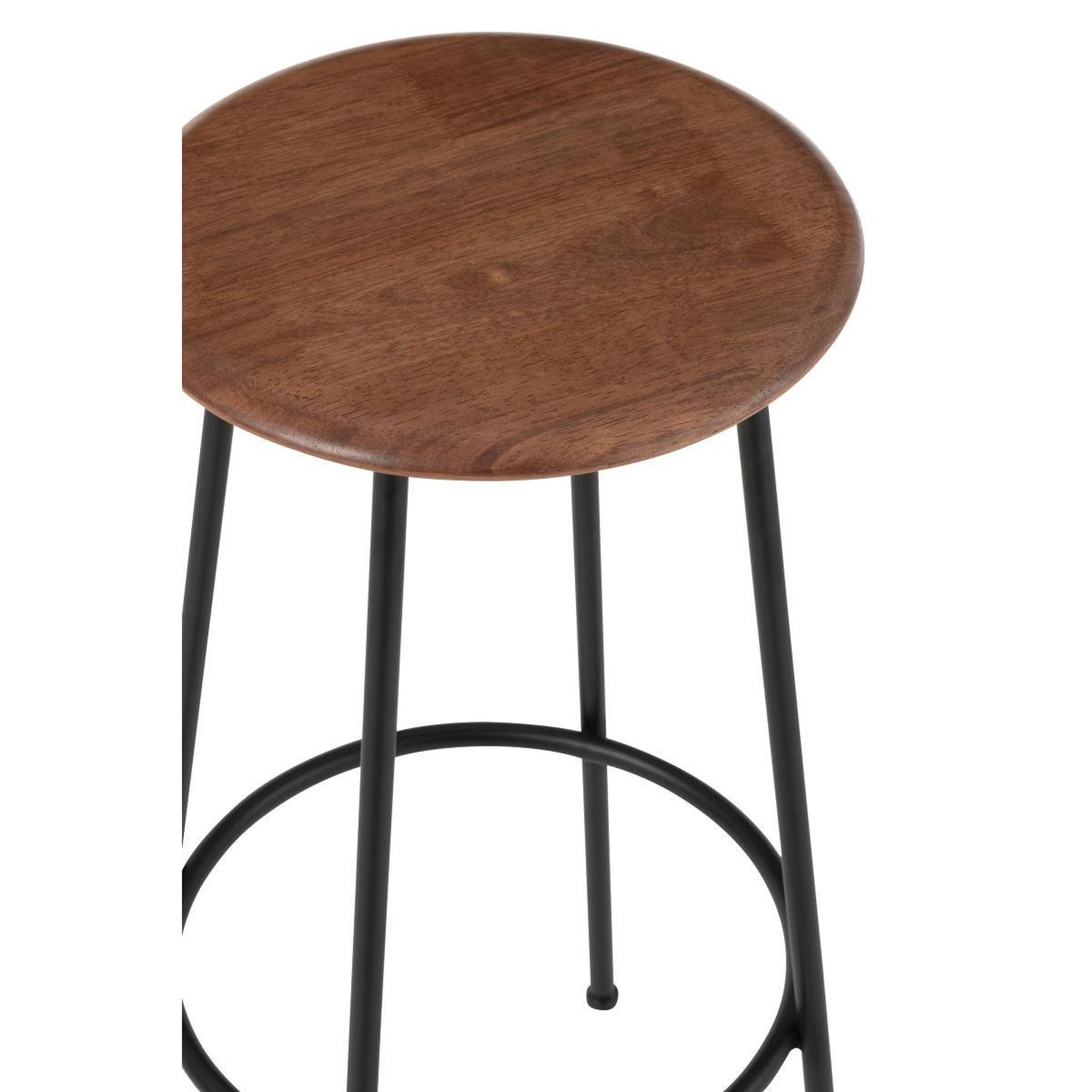 Voir la diapositive 3 : J-LINE Tabouret de bar design  neo  76cm naturel