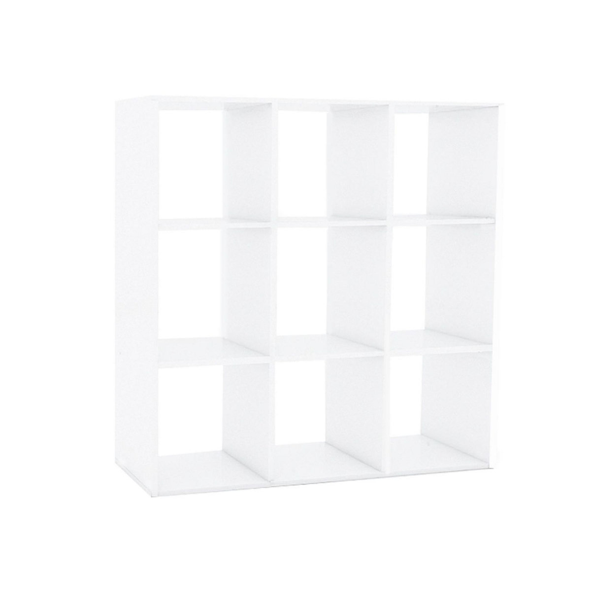 TOILINUX Etagère 9 cases - 104x29x108cm - Blanc