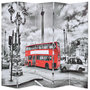 Voir la diapositive 1 : VIDAXL Cloison de separation 200 x 170 cm Bus londonien Noir et blanc
