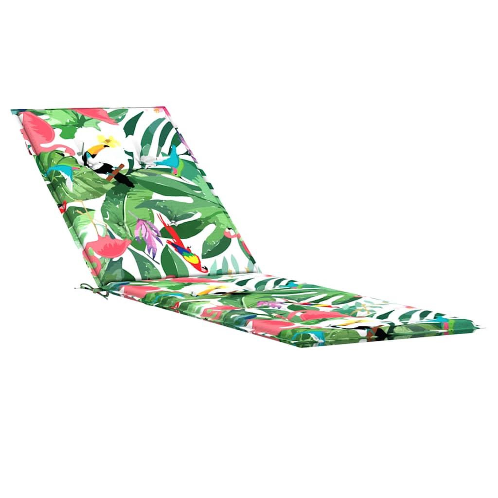 Voir la diapositive 2 : VIDAXL Coussin de chaise longue multicolore tissu oxford