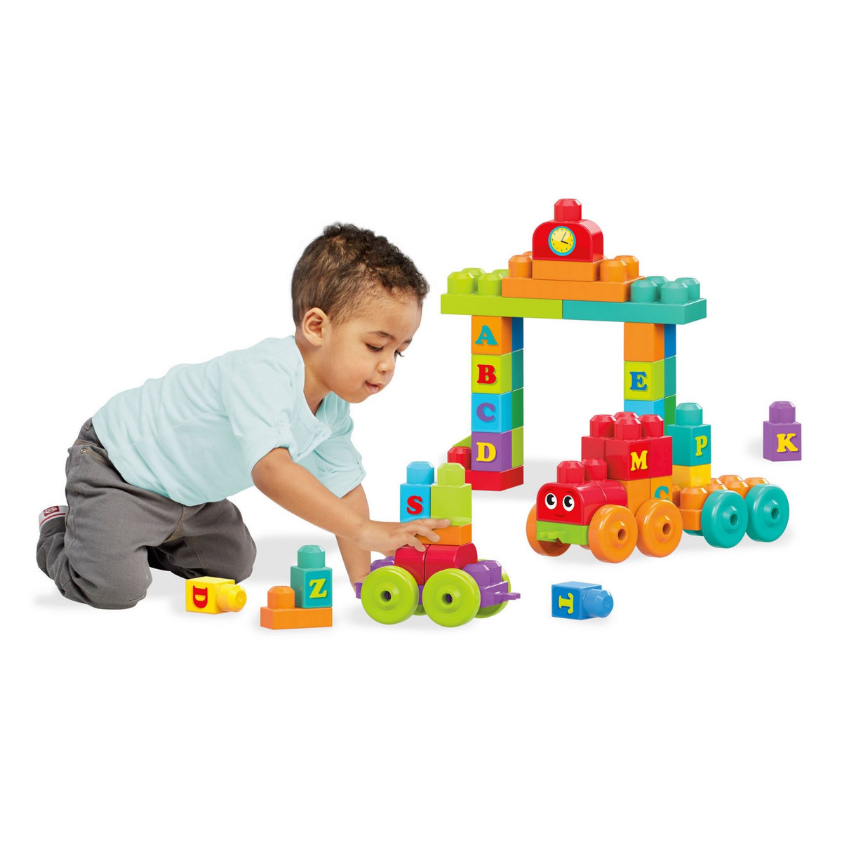 MEGA Mega Bloks Le train de l'alphabet