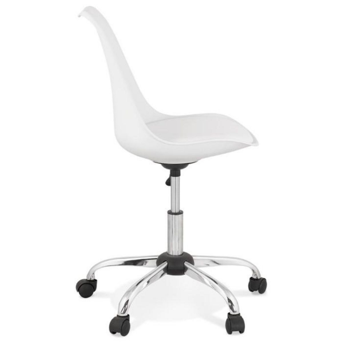 Paris Prix Chaise de Bureau Design  Amidon  81cm Blanc