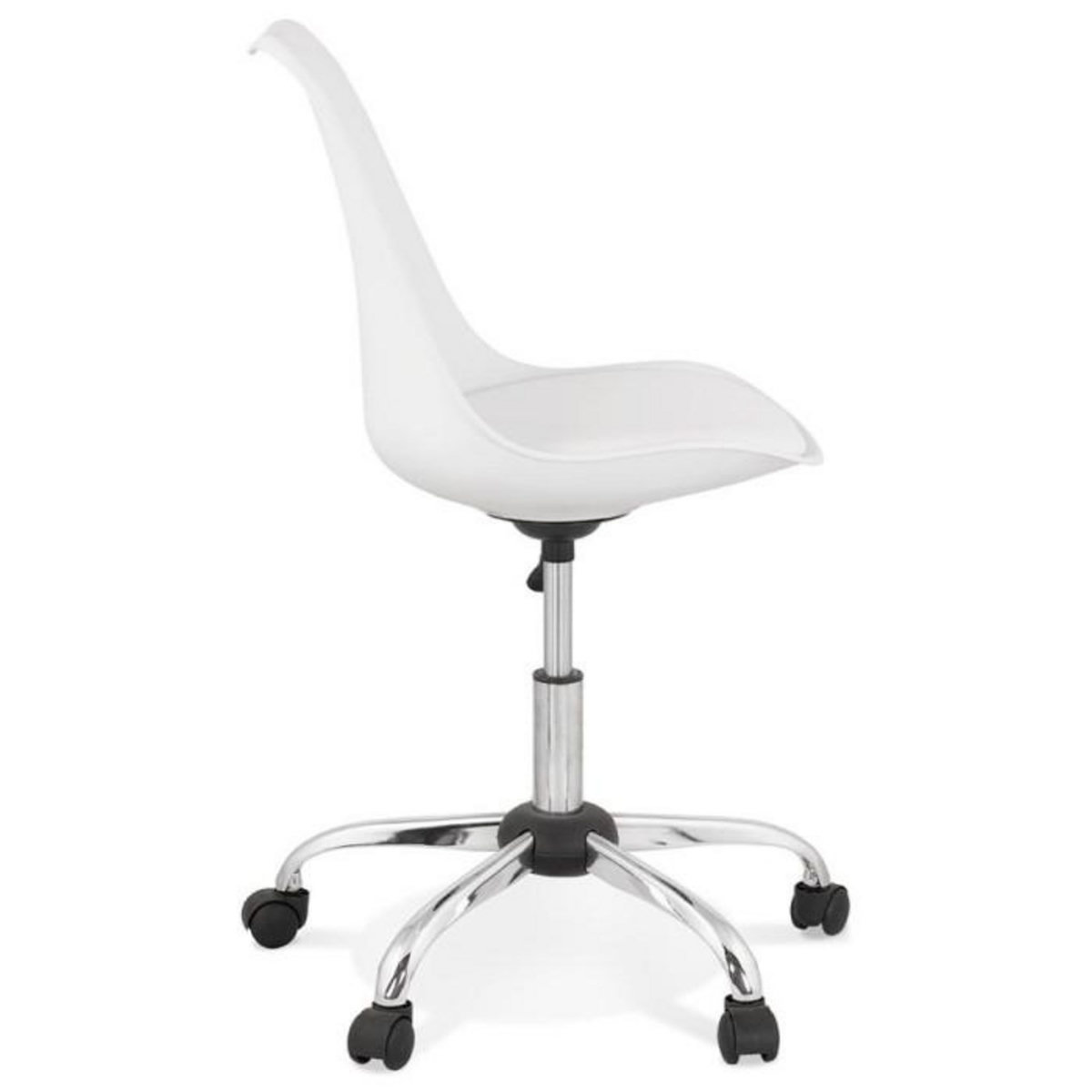 Paris Prix Chaise de Bureau Design  Amidon  81cm Blanc