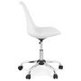 Voir la diapositive 3 : Paris Prix Chaise de Bureau Design  Amidon  81cm Blanc