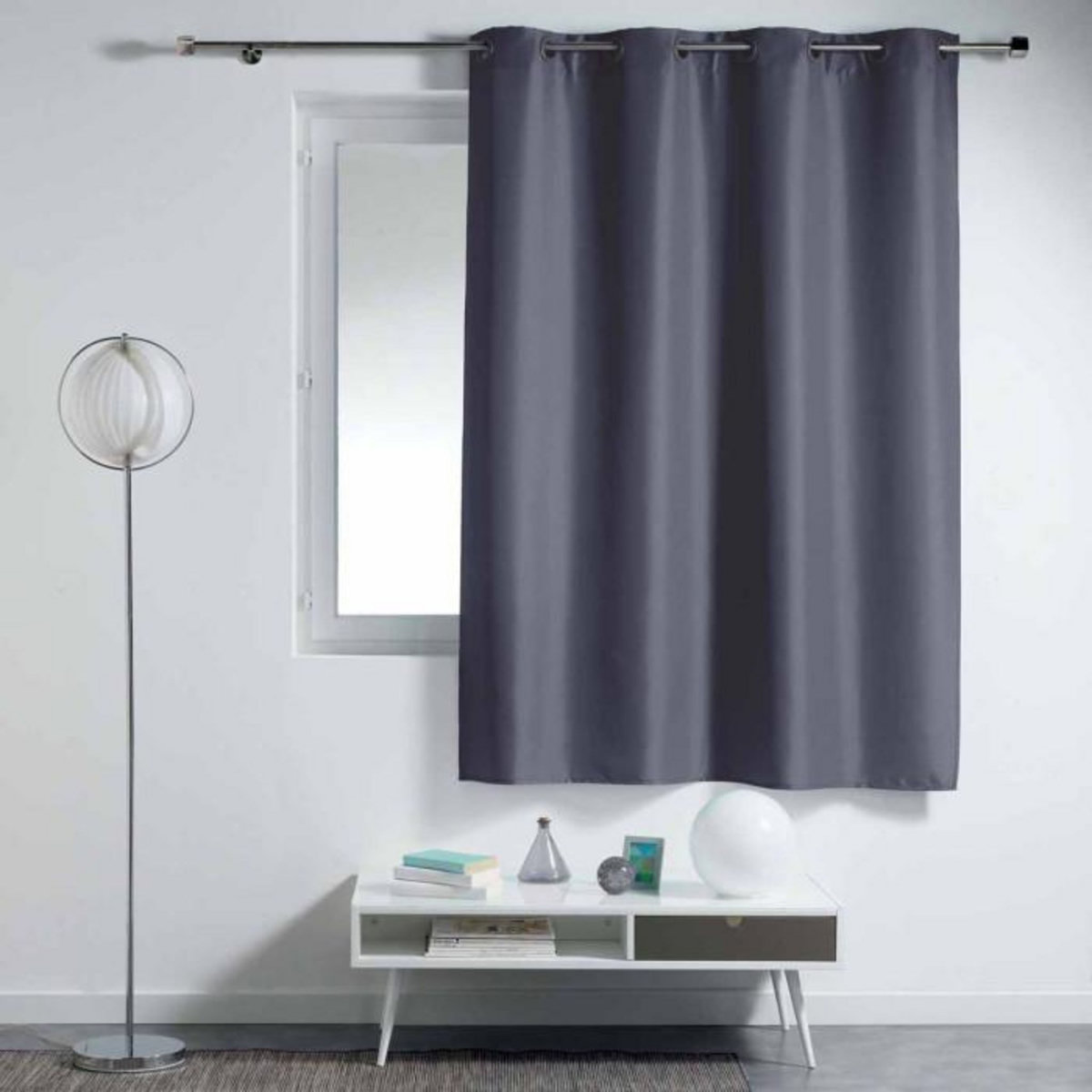 Paris Prix Rideau à Oeillets  Essentiel  140x180cm Béton