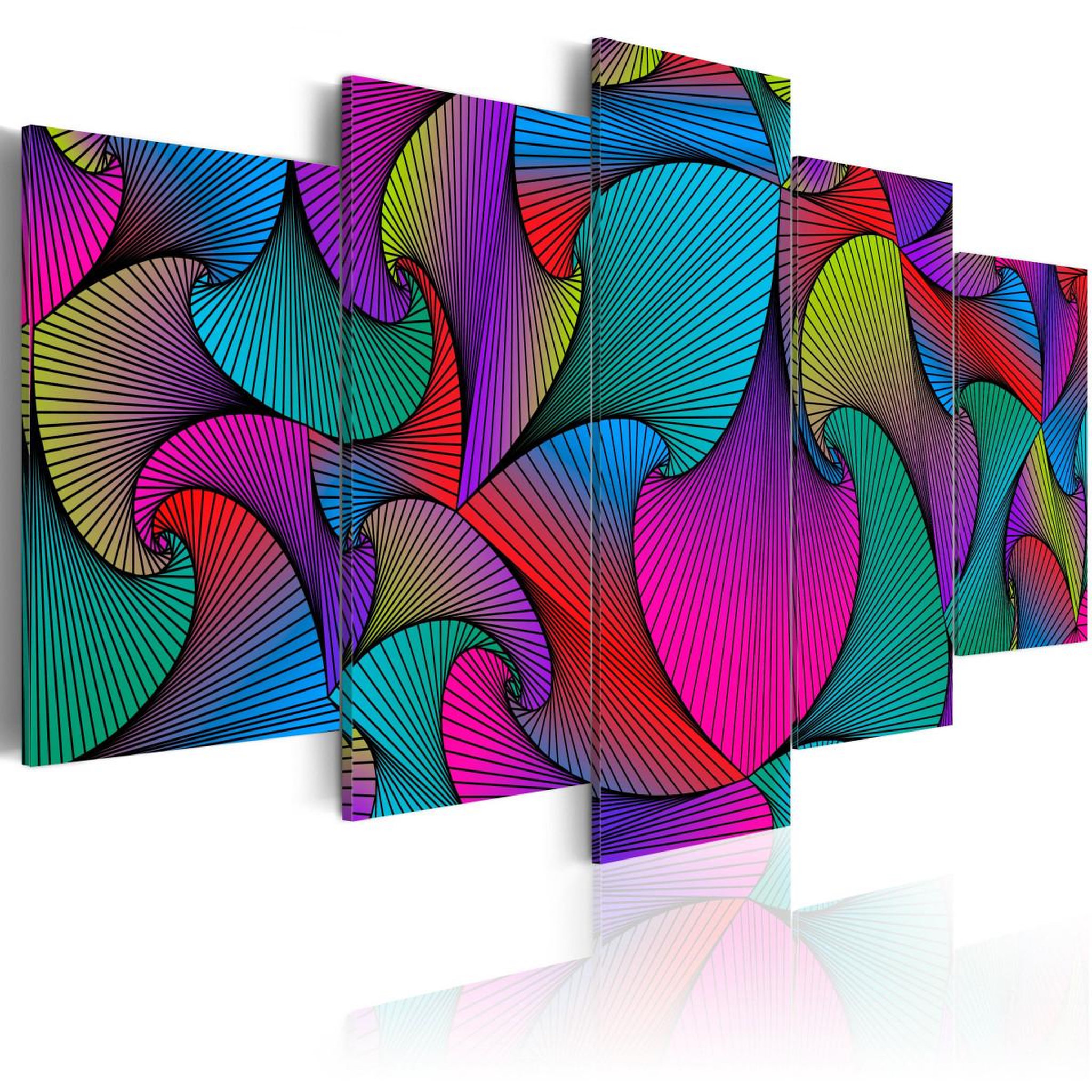 Paris Prix Tableau imprimé  carousel of colours. Coloris disponibles : Multicolore