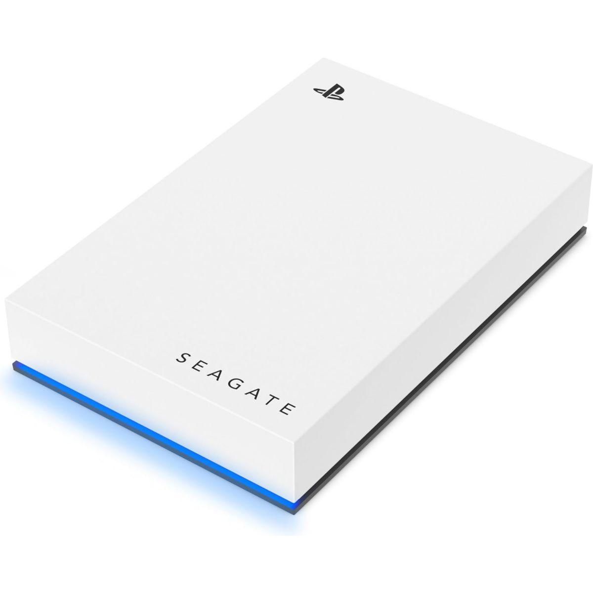 Seagate Disque dur externe 5To Game drive Playstation USB 3.0 Blanc