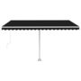 Voir la diapositive 5 : VIDAXL Auvent manuel retractable sur pied 400x300 cm Anthracite